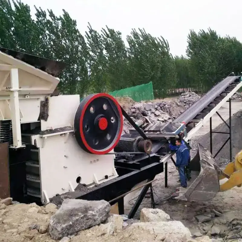 Mesin penghancur tambang granit rahang batu kapur penghancur batu agregat tanaman penghancur