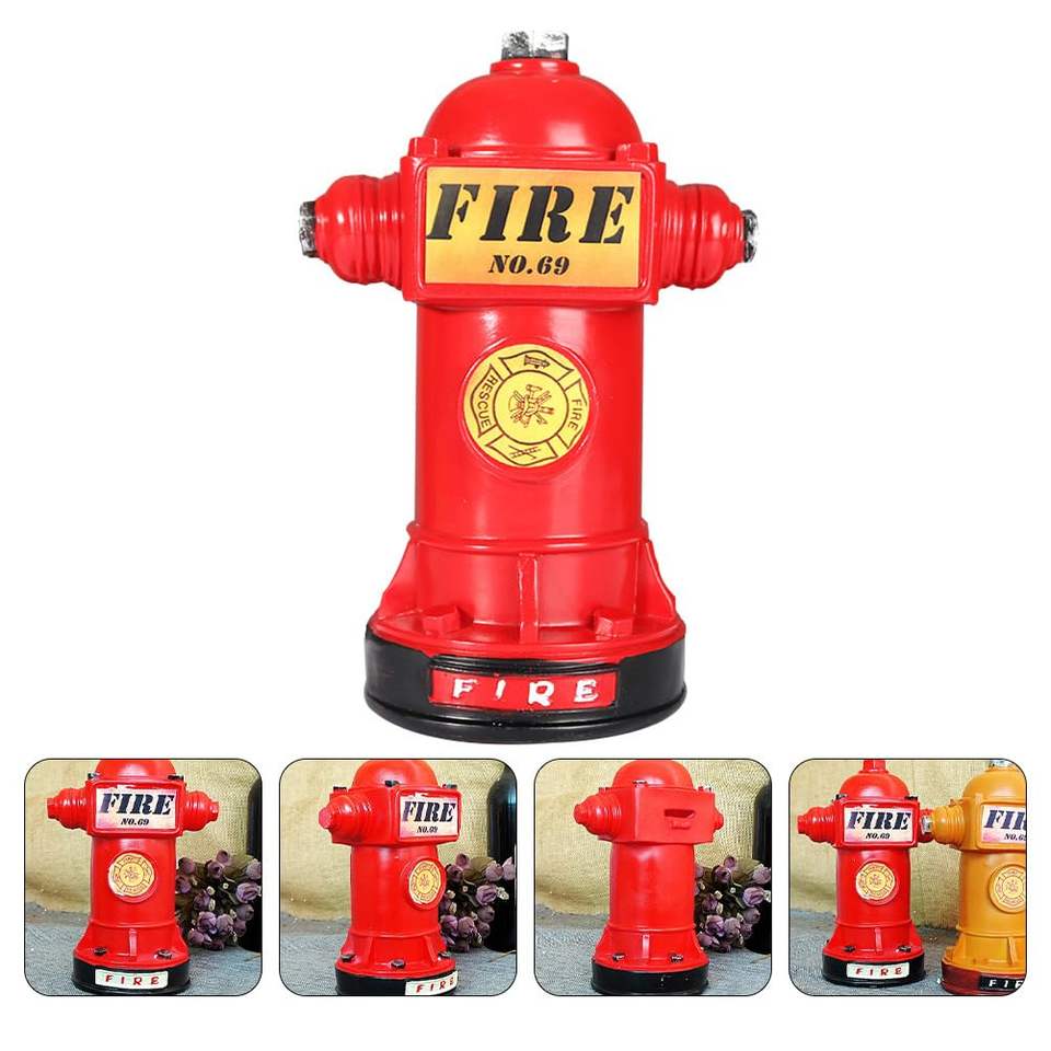 Mini Fire Hydrant Piggy Bank Custom Fireman Gifts Fire Hydrant ...