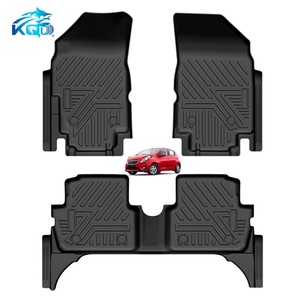 KQD Alfombrillas de Goma TPE Impermeables Antideslizantes de Lujo, Juego Completo para Chevrolet Spark GT 2011-2024 - Product Image 1