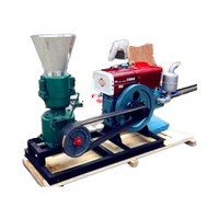 Machine Automatique de Fabrication de Granulés d'Aliments pour Bétail à Moteur Essence