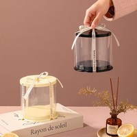 Mini boîtes à gâteaux transparentes de qualité alimentaire, rondes, 2 pouces/3 pouces/4 pouces, emballage pour cadeaux et pâtisseries, bento