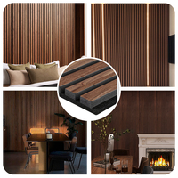 Paneles Acústicos de Madera Modernos e Impermeables, Absorbentes de Sonido Premium, Reducción de Ruido del 90%, Diseño 3D, 300X60cm