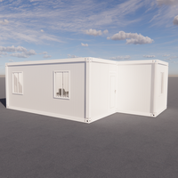 Toilettes mobiles de luxe en conteneur, maison moderne en acier préfabriquée, maisons modulaires miniatures en conteneur