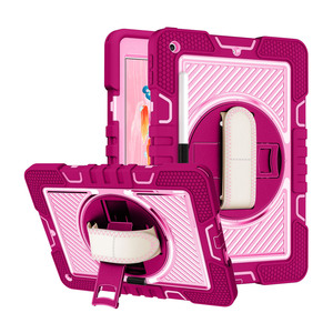 Ốp máy tính bảng iPad 9.7 inch (thế hệ thứ 5/thứ 6, 2017/2018) chống sốc với tay xoay 360 °, chân đế & dây đeo vai có thể tháo rời - Product Image 2