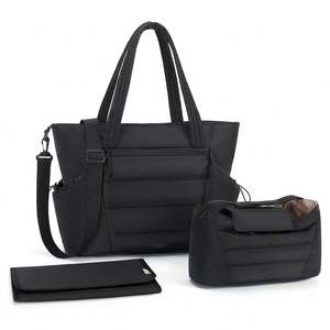 Paquete de 3 Bolsas de Pañales para Bebé de Gran Capacidad con Organizador para Cochecito, Bolsa de Mano para Mamá, Bolsas de Pañales Portátiles - Product Image 1