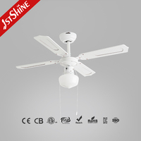 Ventilateur de plafond 1stshine de 40 pouces avec télécommande, qualité garantie, vente en gros, haute performance, style luxueux, avec éclairage LED