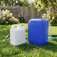 Bouteille carrée en plastique HDPE à prix d'usine avec ligne graduée pour le stockage de liquides de réactifs chimiques de laboratoire