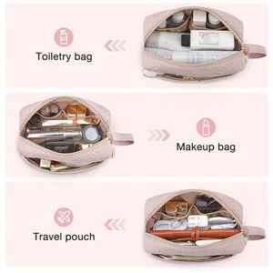 Bolsa de Cosméticos Portátil Fabricada en China por Fábrica BSCI, Bolsa de Maquillaje para Mujer, Bolsa de Almacenamiento de Cosméticos con Asa para - Product Image 5