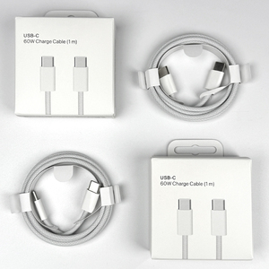 Câble de charge rapide USB-C vers USB-C 60W à vente chaude pour <span class=keywords><strong>Apple</strong></span> pour iPhone 15 16 17 en cuivre pur avec gaine en nylon - Product Image 6
