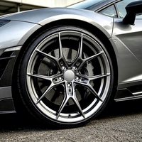 Jantes forgées concaves légères à 5 branches, argentées, type I-Beam, 17 18 19 20 21 22 pouces, 5x120 5x114.3 5x112 5x130 pour BMW AUDI