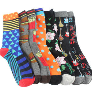 ALLCH — chaussettes en coton pour femmes, chaussettes tendance, couleur contrastée, dessins animés, créatifs et populaires, mode, personnalisées, cool, décontractées - Product Image 4