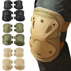 Günstige Großhandel Camouflage Schutz Sicherheit Outdoor Tactics Fighting Combat Tactical Knie-und Ellbogens chützer