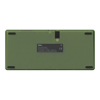 8BitDo Retro87 Caractéristiques du clavier mécanique Clavier vert translucide de style rétro équipé de grandes touches.