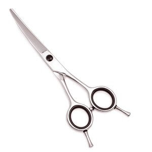 Tijeras Curvas para Peluquería Canina de 5.5"-8", Acero Inoxidable Japonés, para Salón de Belleza - Product Image 3