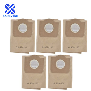 Sacs à poussière de remplacement pour aspirateur FX, sacs filtrants pour <span class=keywords><strong>Karcher</strong></span> 6.959-130.0 WD3200 WD3300 WD3500 - Product Image 1