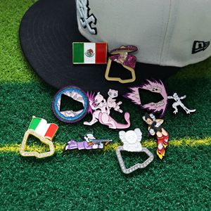 Creative Enamel Metal Hat Pins Baseball Cap Decor Badge Patch Alloy Butterfly Buckle Holder <b>Gift</b> Accessory - Product Image 2