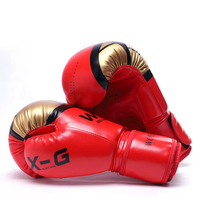 Gants de boxe et d'arts martiaux personnalisés 6oz 8oz 10oz 12oz en cuir PU confortable pour la compétition et l'entraînement Sanda