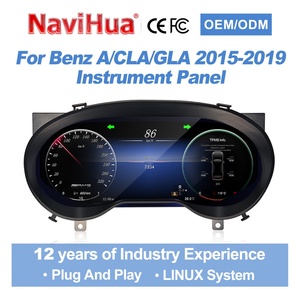 Navihua New Arrival Digital Cluster Instrument <b>Auto</b> <b>Meter</b> Dashboard LCD Speedometer Linux for Benz Class/GLA/CLA 2015-2019 - Product Image 1
