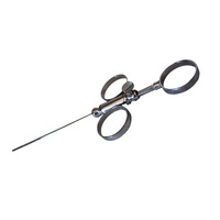 Couteau à tétines vétérinaire en acier inoxydable à 3 anneaux, bistouri pour tétines, instruments chirurgicaux pour l'utérus des bovins laitiers