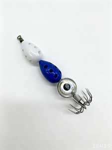 Leurre <span class=keywords><strong>LED</strong></span> pour la pêche nocturne aux calmars et aux crevettes, avec hameçon pour calamar, lumière flash phosphorescente pour la pêche en haute mer - Product Image 2