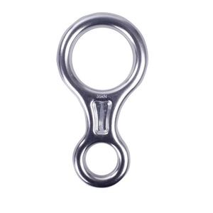 Anillo Descensor de 8 Figuras de Aleación de Aluminio, Capacidad de Elevación de 35KN, Equipo de Seguridad para Protección Contra Caídas en Altura para Escalada y Escape - Product Image 4