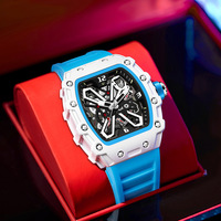 Montre à quartz carrée pour homme, bracelet en silicone, montre-bracelet analogique, cadran lumineux, logo personnalisé, mode tendance