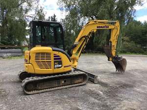 Mini-excavatrice d'occasion Komatsu PC45MR PC45MR-2, livraison rapide, en stock, avec chenilles en caoutchouc, également disponible : PC35MR, 40MR, 50MR - Product Image 2