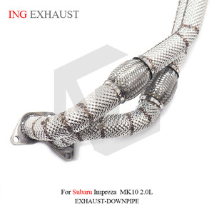 Ing dòng chảy cao SUS 304 ống xả đa dạng tiêu đề cho Subaru <span class=keywords><strong>Impreza</strong></span> MK10 2.0L với hệ thống ống chắn nhiệt - Product Image 5