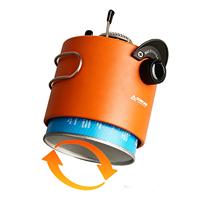 Chauffage et cuisinière au propane portable STARCAMP 2-en-1 pour le camping, la randonnée, le pique-nique - Conception pliable en acier inoxydable