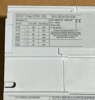 Interruptor de Circuito Tmax Xt2 H 125 Xt2h 15a 3p Plc
