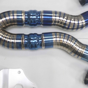 ท่อไอเสียแคทแบควาล์วทรอนิกส์โลหะผสมไทเทเนียมสำหรับ BMW M3 M4 G80 G82 พร้อมท่อเก็บเสียงแบบเชื่อมสีน้ำเงิน BMW M3 G80 G82 - Product Image 6