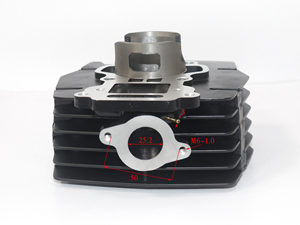 Bloque de Cilindros DRAGONFORCE para SUZUKI, Motor de Cuatro Tiempos de Aluminio <span class=keywords><strong>AX100</strong></span>, Diámetro 50mm, 98cc, con Anillos de Pistón y Repuestos - Product Image 5