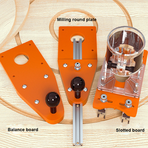 Máy định hình gỗ đa năng, đế tròn, dụng cụ cắt tròn, máy phay điện, tạo rãnh, định vị tiện gỗ - Product Image 3