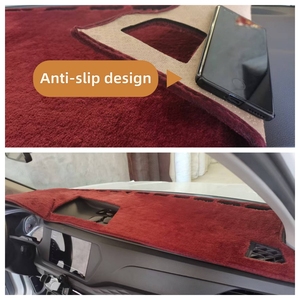 Alfombrilla Antideslizante de Lujo para el Tablero del Auto y Cubierta para el Panel de la Consola Central, con Bordado, para Toyota Hilux <span class=keywords><strong>VIGO</strong></span> 2012, Marca Luerman - Product Image 5