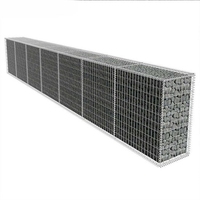 Gabion en treillis soudé décoratif pour clôture de jardin et mur de soutènement