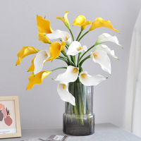 Prix d'usine, grande taille, fleurs artificielles Calla Lily en EVA, effet réaliste, Calla Lily pour décoration de centre de table