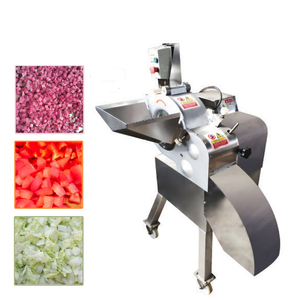 Machine de découpe automatique commerciale pour légumes frais (laitue, ail, oignon) - Hachoir, trancheuse, coupe-dés - Product Image 3