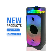 JBK-6106 Altavoz de Karaoke Portátil de 6.5 Pulgadas con Batería de 50W y 4000mAh, con Asa de Transporte, Canta en Cualquier Lugar