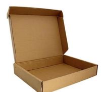 Boîtes en papier kraft express rectangulaires pliantes personnalisables en gros pour emballage d'expédition pour les entreprises de vente au détail en gros