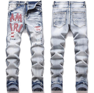 Jeans de Hombre a la Moda, con Bordado de Tigre Amiriy, de Alta Calidad, con Logotipo de Marca Personalizado, al por Mayor de Fábrica - Product Image 4