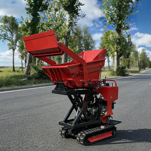 Camión Volquete Pequeño con Orugas para Transporte de Materiales Básicos como Grava, en Ingeniería de Construcción de Carreteras y Conservación de Agua - Product Image 3