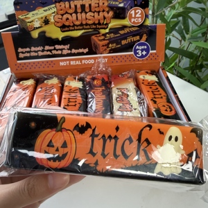ของเล่นนิ้วมือรูปผีฮาโลวีนแบบใหม่ เนื้อนุ่มเหนียวนุ่ม กลิ่นเนย ติดนิ้วมือได้ ยืดหยุ่น บีบได้ - Product Image 4
