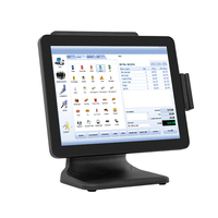 Caja Registradora de 15 pulgadas, tienda minorista, terminal de pantalla táctil, máquina de pago para restaurante, todo en uno, soporte para banco POS, sistemas Pos