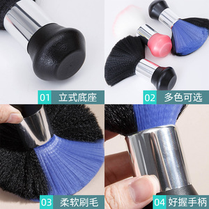 Cepillo de peluquería con cerdas oblongas en forma de paleta para recortar y peinar el cabello - Product Image 2
