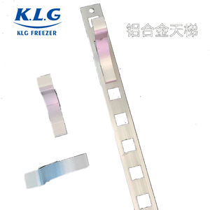 Le réfrigérateur vertical de réfrigérateur de vitrine partie l'échelle d'étagères de fil d'acier inoxydable avec le crochet - Product Image 5