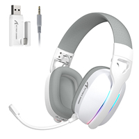 Casque de jeu pliable ATTACK SHARK L90 RGB ultra-léger tri-mode, casque de jeu sans fil RGB léger et pliable pour PC