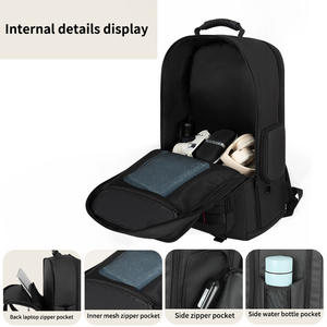 Sac à dos de voyage décontracté antivol de grande capacité pliable de haute qualité avec logo personnalisé approuvé pour les voyages en avion - Product Image 1
