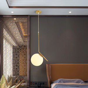 Lampada a Sospensione Piccola Nordica per Camera <span class=keywords><strong>da</strong></span> Letto, Ingresso, Corridoio, <span class=keywords><strong>Balcone</strong></span>, Lampadario Singolo Personalizzato - Product Image 2
