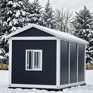 Casa contenedor modular portátil prefabricada pequeña prefabricada con techo inclinado y desmontable - Product Image 5