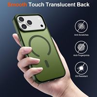 Coque de téléphone magnétique mate antichoc pour iPhone 17 Max Plus Air – Protection intégrale